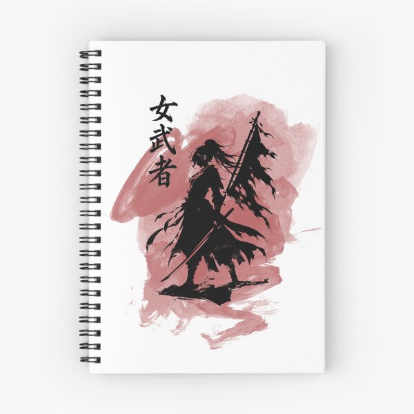 Item preview, Japanese Warrior Onna-Bugeisha | Japanese Ink Silhouette designed and sold by AnmForge.