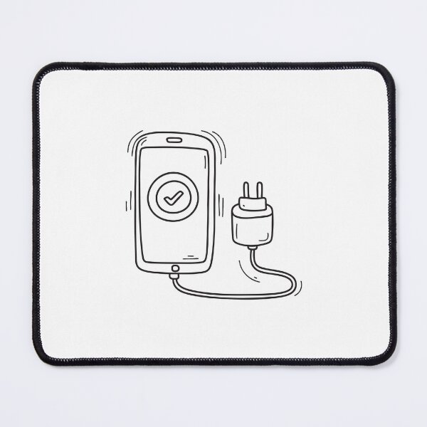 Item preview, A phone displaying a checkmark while charging designed and sold by rasagamastore.