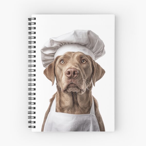 Item preview, Funny Chesapeake Bay Retriever Dog Chef Realistic Animal Cooking Humor Art designed and sold by LazyOwlStore.
