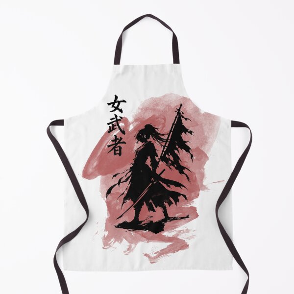 Item preview, Japanese Warrior Onna-Bugeisha | Japanese Ink Silhouette designed and sold by AnmForge.