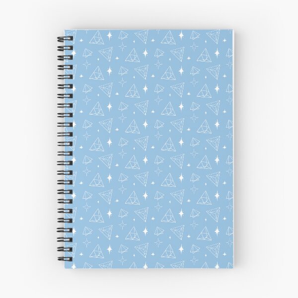 Item preview, Magic Triangles and Stars - Soft Blue designed and sold by prynadd / Alena's Magic Patterns.
