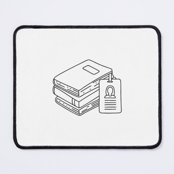 Item preview, Several textbooks stacked next to a university ID card designed and sold by rasagamastore.