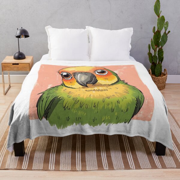 Item preview, Cute Lovebird Sticker | Kawaii Lovebird Illustration | Colorful Parrot Bird Art designed and sold by dreamz-world.