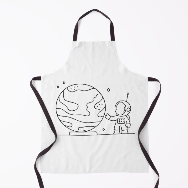 Item preview, A small planet model set next to a miniature astronaut designed and sold by rasagamastore.
