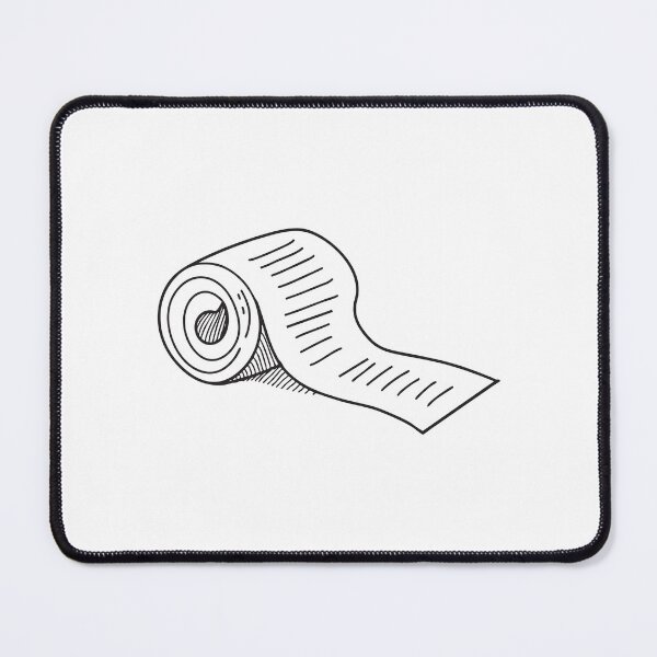 Item preview, A long receipt roll stretched out across the floor with repeating lines designed and sold by rasagamastore.