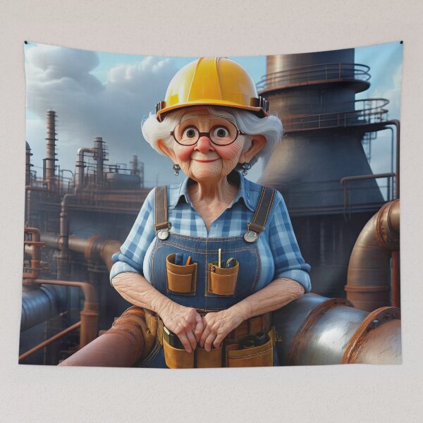 Item preview, Old Fart as a steeple jack designed and sold by Colin Bentham.