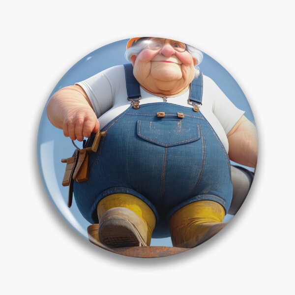 Item preview, Old Fart as a steeple jack designed and sold by Colin Bentham.