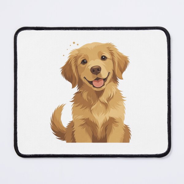 Item preview, Happy Golden Retriever Puppy designed and sold by Inky Accessories.