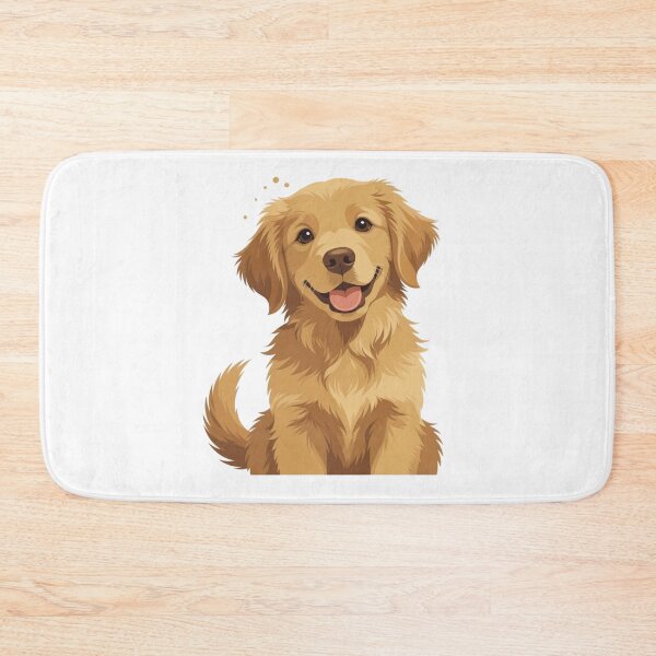 Item preview, Happy Golden Retriever Puppy designed and sold by Inkyaccessories.