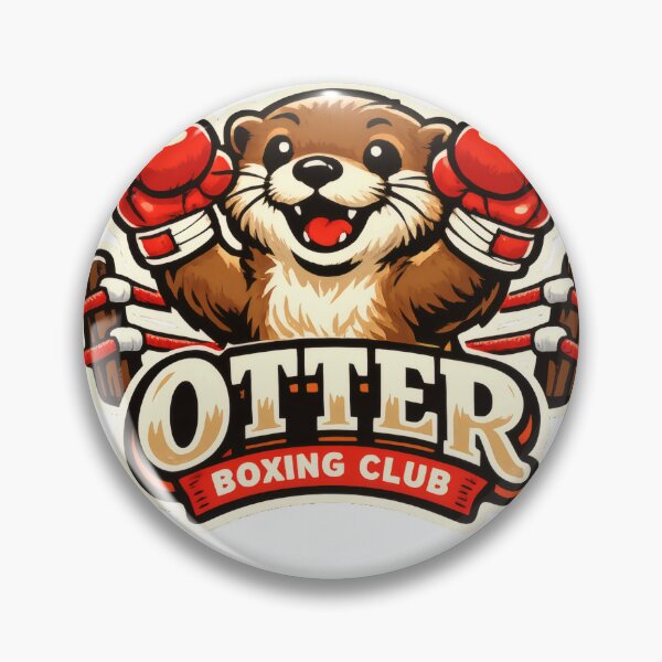 Item preview, Otter Boxing Club Retro Sports Mascot designed and sold by TheRealTaria.