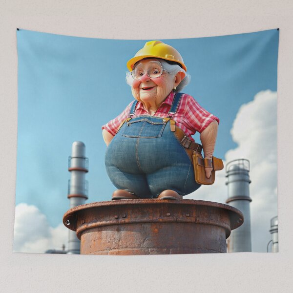 Item preview, Old Fart as a steeple jack designed and sold by Colin Bentham.
