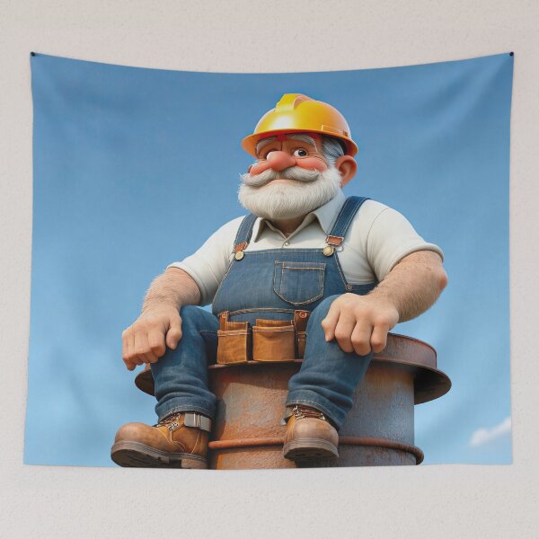 Item preview, Old Fart as a steeple jack designed and sold by Colin Bentham.