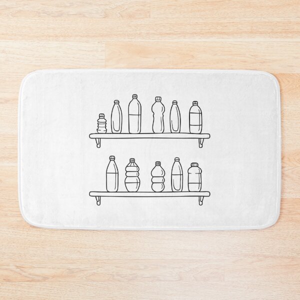 Item preview, A shelf packed tightly with water bottles in various shapes designed and sold by rasagamastore.