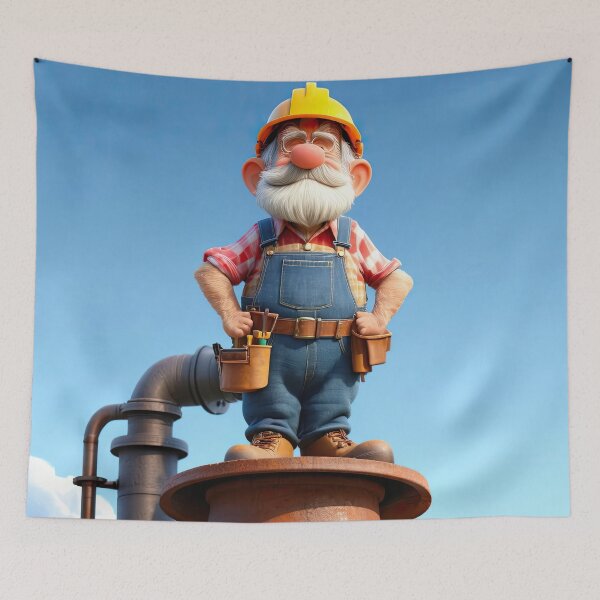 Item preview, Old Fart as a steeple jack designed and sold by Colin Bentham.