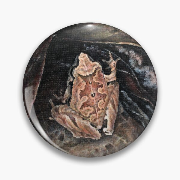 Item preview, Rare Forest Frog Microhyla pineticola Vietnam Illustration designed and sold by Anna Ratkevich.