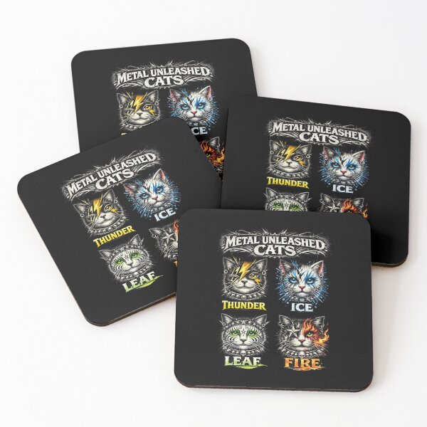 Item preview, Metal Unleashed Cats designed and sold by lbl-shop.