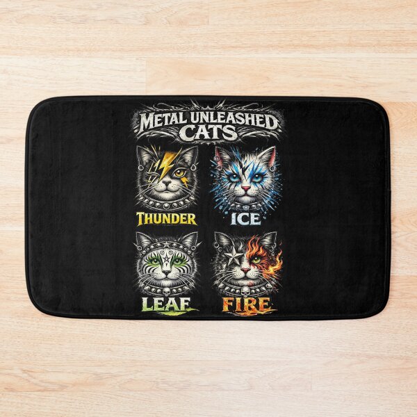 Item preview, Metal Unleashed Cats designed and sold by lbl-shop.