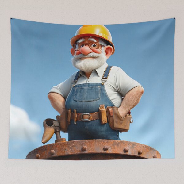 Item preview, Old Fart as a steeple jack designed and sold by Colin Bentham.