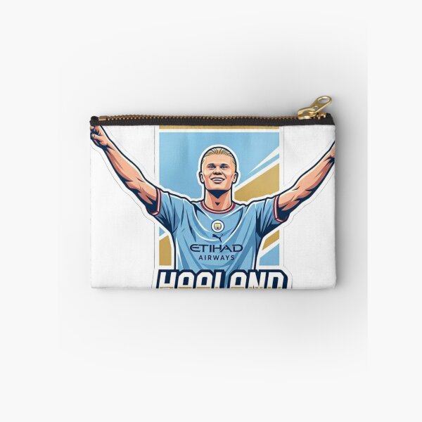 Item preview, Erling Haaland Manchester City Football Sticker designed and sold by Sidra digital art 8277237.