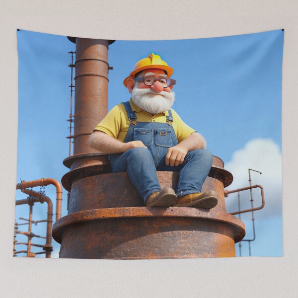 Item preview, Old Fart as a steeple jack designed and sold by Colin Bentham.