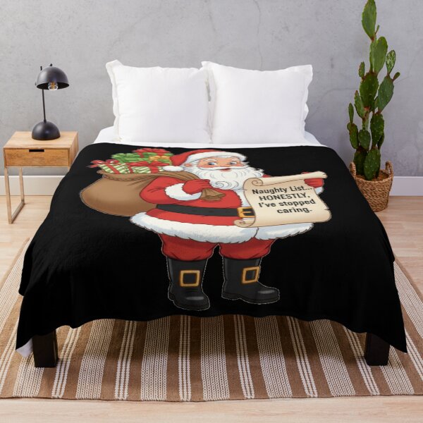 Item preview, Funny Naughty List Santa Sarcastic Christmas designed and sold by DeliaDesignsCo.