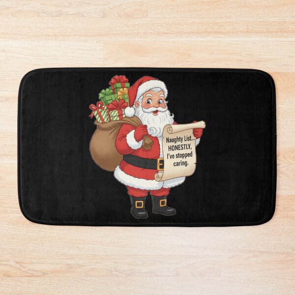 Item preview, Funny Naughty List Santa Sarcastic Christmas designed and sold by DeliaDesignsCo.