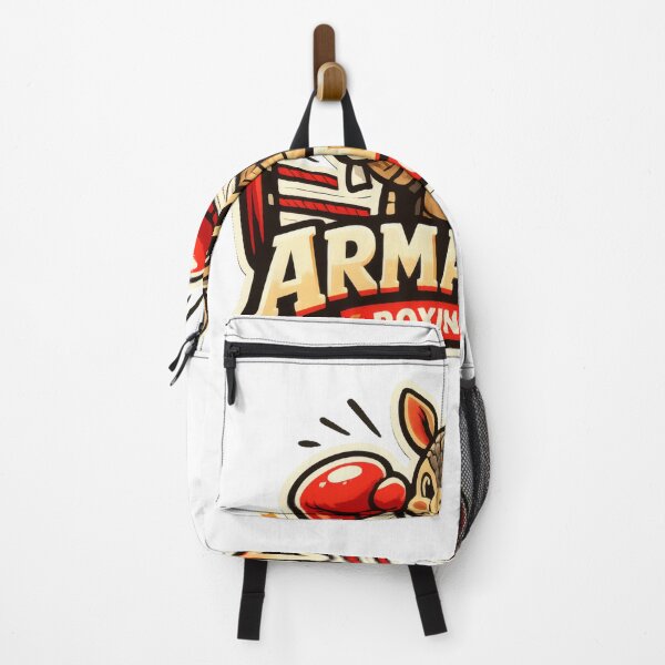 Aperçu de l'œuvre Armadillo Boxing Club Retro Sports Mascot créée et vendue par TheRealTaria.