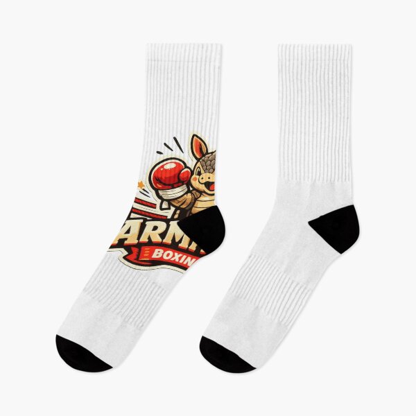 Item preview, Armadillo Boxing Club Retro Sports Mascot designed and sold by TheRealTaria.