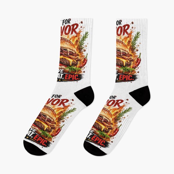 Item preview, Built For Flavor: Gourmet Herbs Fire Cheeseburger Live Bold Eat Epic designed and sold by irfanshikh.