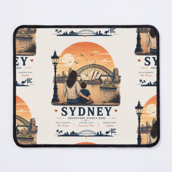 Item preview, Sydney Mother Son Duo Adventure Starts Here designed and sold by BagFactoryUK.