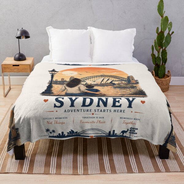 Aperçu de l'œuvre Sydney Mother Son Duo Adventure Starts Here créée et vendue par BagFactoryUK.