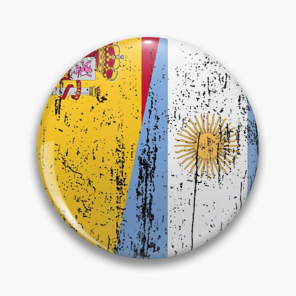 Item preview, Spain Argentina Half Flag Spanish Argentinian Roots designed and sold by ZAKI-Y.