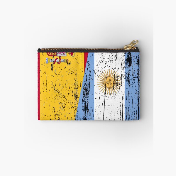 Item preview, Spain Argentina Half Flag Spanish Argentinian Roots designed and sold by ZAKI-Y.