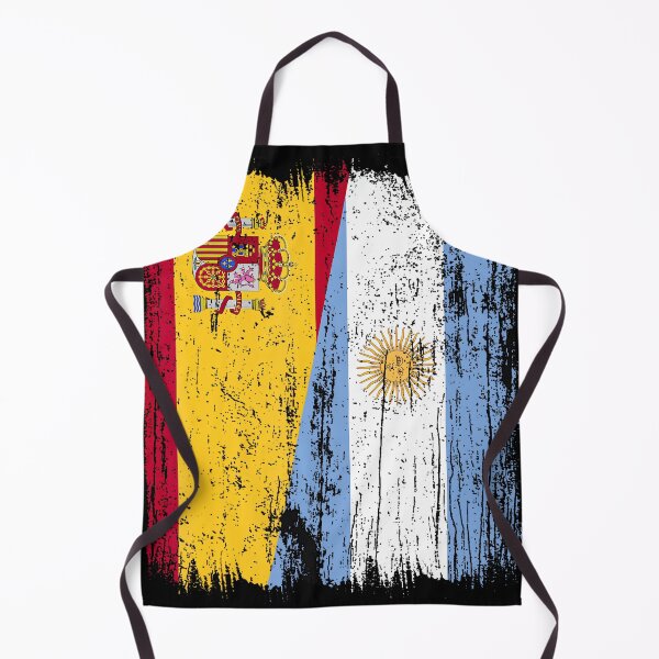 Item preview, Spain Argentina Half Flag Spanish Argentinian Roots designed and sold by ZAKI-Y.