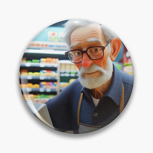 Item preview, Old Fart operating the till designed and sold by Colin Bentham.