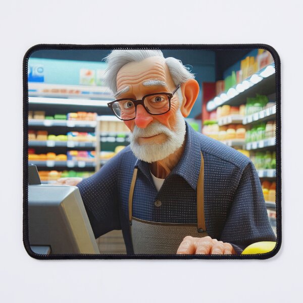Item preview, Old Fart operating the till designed and sold by Colin Bentham.