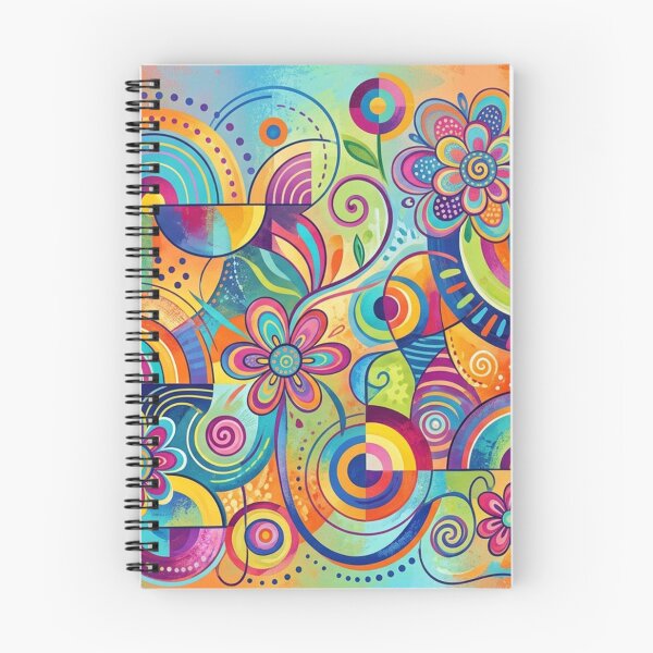 Item preview, A riot of color, floral geometry designed and sold by Sigtrix.