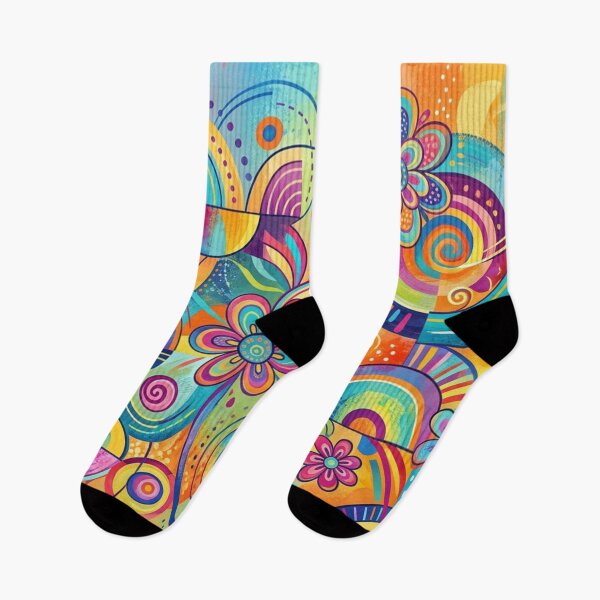 Item preview, A riot of color, floral geometry designed and sold by Sigtrix.