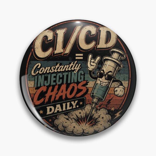 Item preview, Funny CI/CD Constantly Injecting Chaos Daily designed and sold by Code  Monkeys.