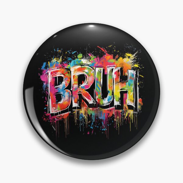 Item preview, Bruh Meme Funny Saying Teens Graffiti Aesthetic Kids designed and sold by herbwaters.