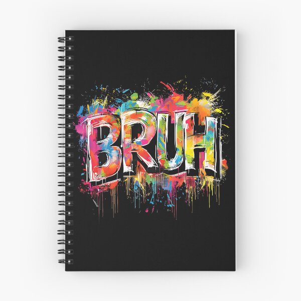 Item preview, Bruh Meme Funny Saying Teens Graffiti Aesthetic Kids designed and sold by herbwaters.