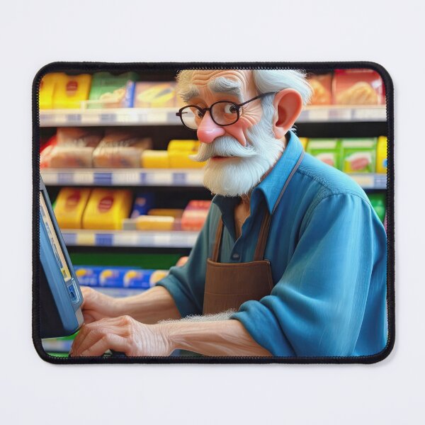 Item preview, Old Fart operating the till designed and sold by Colin Bentham.