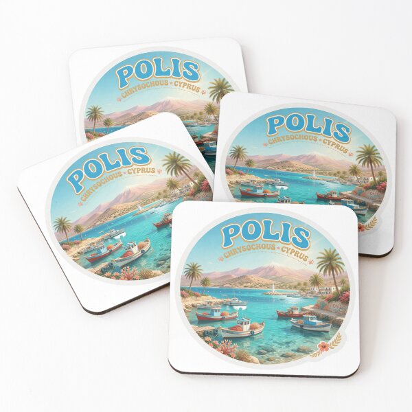 Item preview, Polis Chrysochous Cyprus Coastal Sticker designed and sold by Imaginarium of Chaos falcon88 .