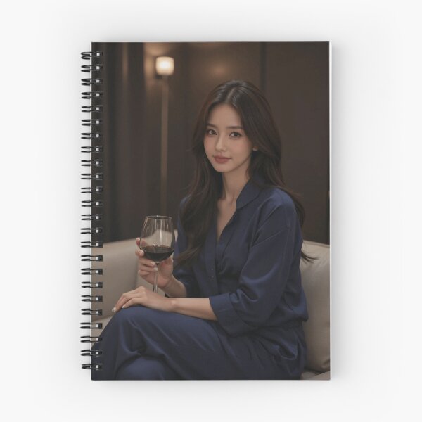 Item preview, Midnight Wine – Elegant Woman at Home designed and sold by SEIMEI2025.