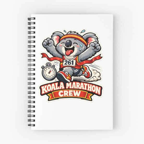 Item preview, Koala Marathon Crew Retro Sports Mascot designed and sold by TheRealTaria.