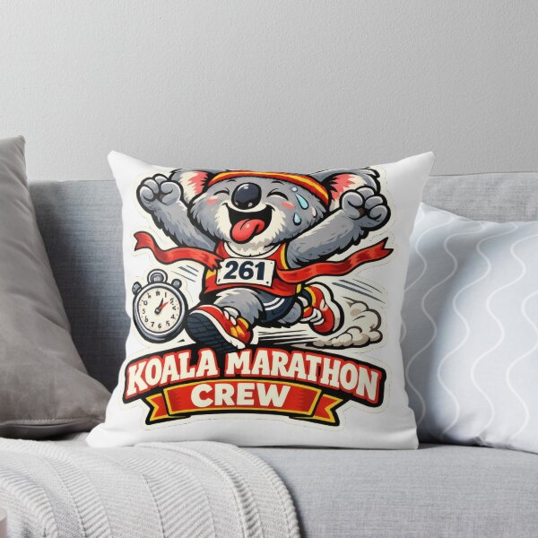Item preview, Koala Marathon Crew Retro Sports Mascot designed and sold by TheRealTaria.