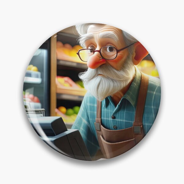 Item preview, Old Fart operating the till designed and sold by Colin Bentham.