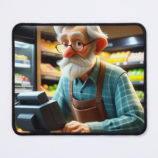 Item preview, Old Fart operating the till designed and sold by Colin Bentham.