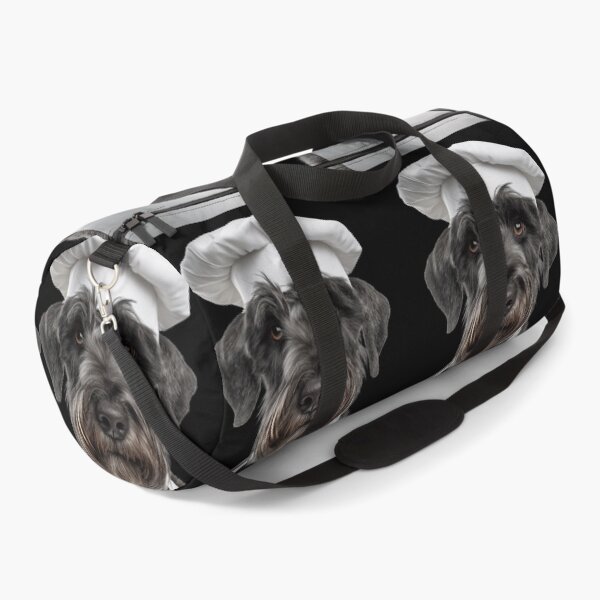Item preview, Funny Giant Schnauzer Dog Chef Realistic Animal Cooking Humor Art designed and sold by LazyOwlStore.