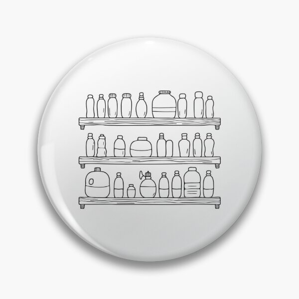 Item preview, Reusable Water Bottles on Shelf designed and sold by rasagamastore.